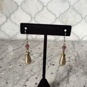 Beautiful earrings made with vintage beads